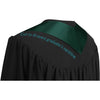 Hunter Green Class of 2025 Graduation Stole/Sash with Classic Tips by Wholesale Grad Supply