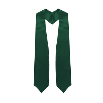 Hunter Green Graduation Stole by Wholesale Grad Supply
