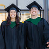 Hunter Green Graduation V-Stole by Wholesale Grad Supply