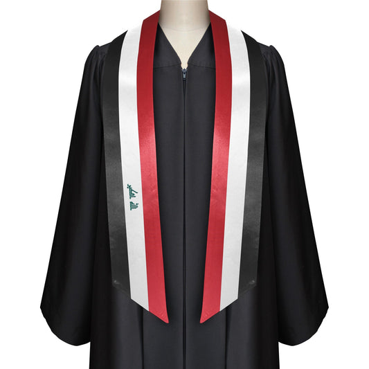 Iraq International Graduation Stole/Sash Study Abroad Graduate by Wholesale Grad Supply