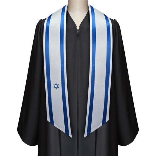 Israel International Graduation Stole/Sash Study Abroad Graduate by Wholesale Grad Supply