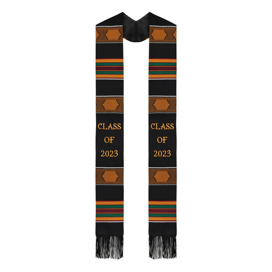 Kente Multi-Color Graduation Stole by Wholesale Grad Supply