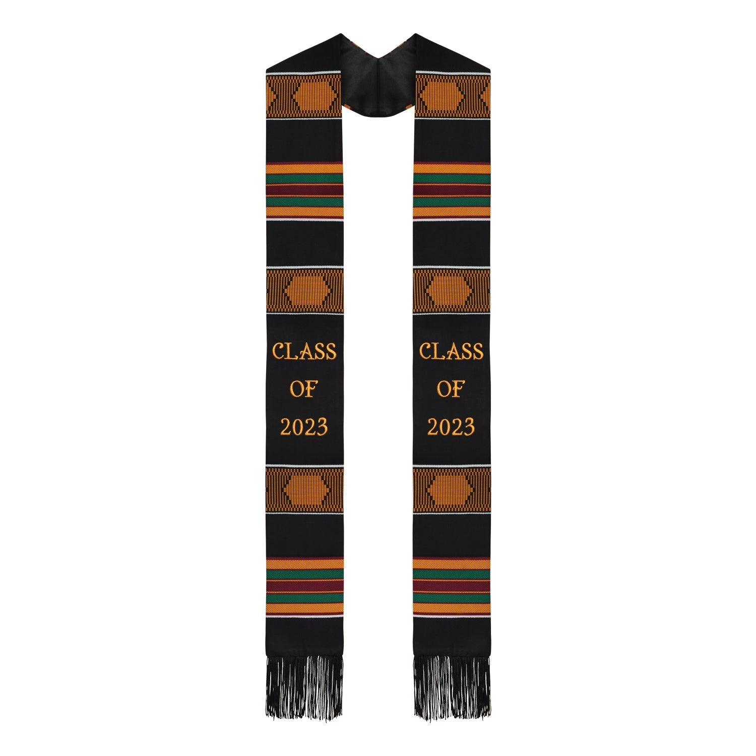 Kente Multi-Color Graduation Stole by Wholesale Grad Supply
