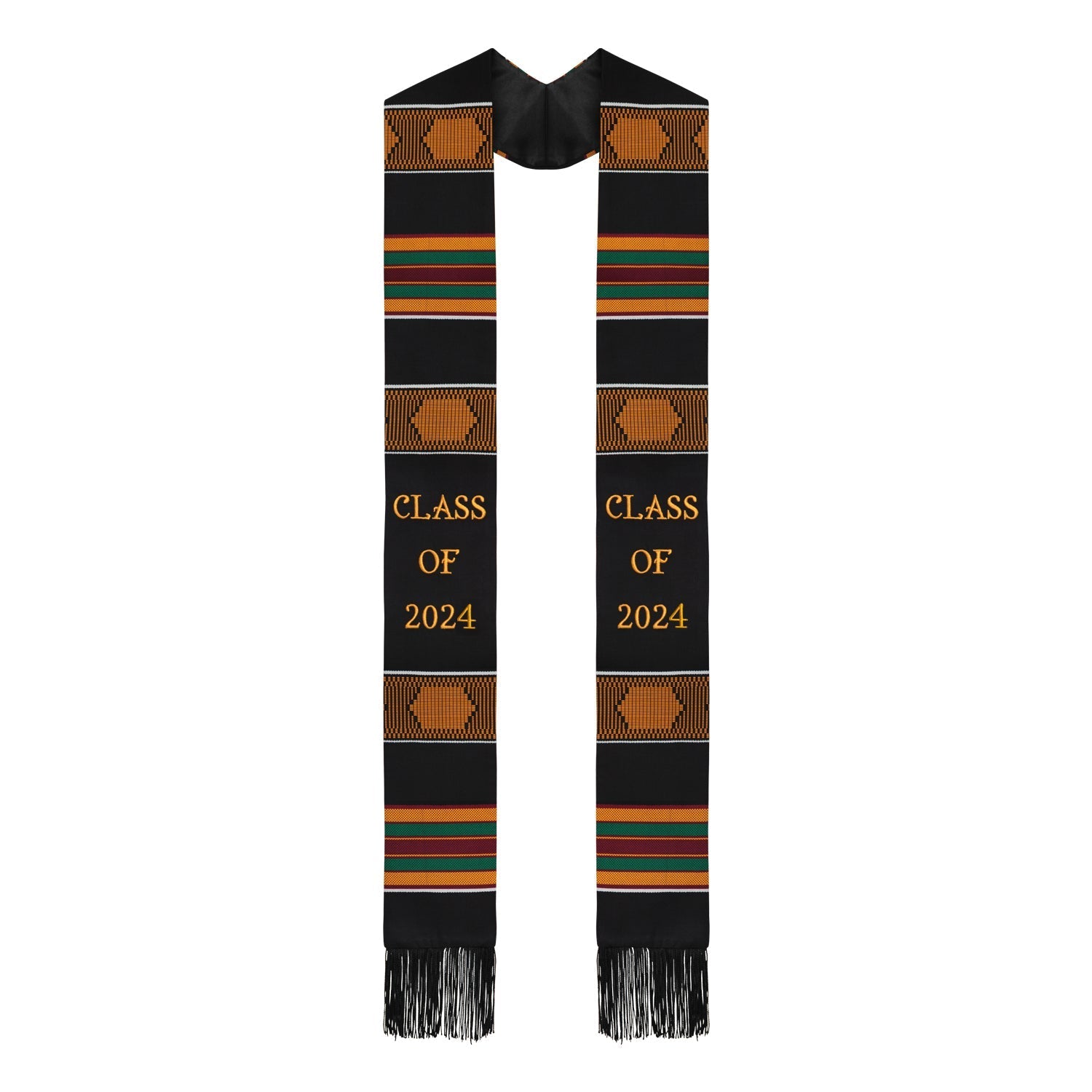 Kente Multi-Color Graduation Stole by Wholesale Grad Supply