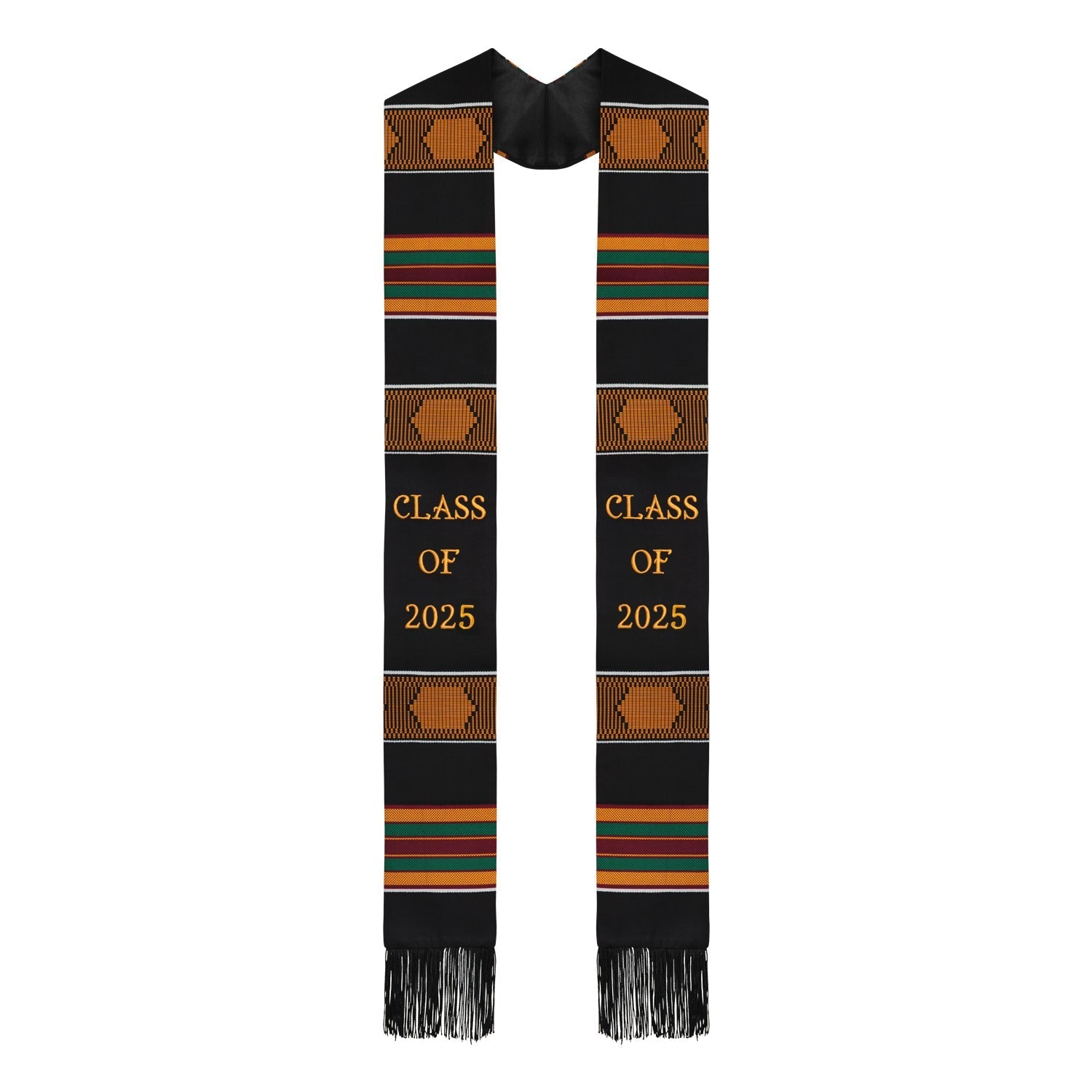 Kente Multi-Color Graduation Stole by Wholesale Grad Supply