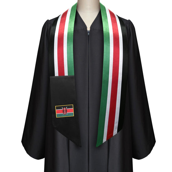 Kenya International Graduation Stole/Sash Study Abroad Graduate by Wholesale Grad Supply