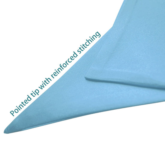 Light Blue Graduation V-Stole by Wholesale Grad Supply