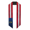 Malaysia International Graduation Stole/Sash Study Abroad Graduate by Wholesale Grad Supply