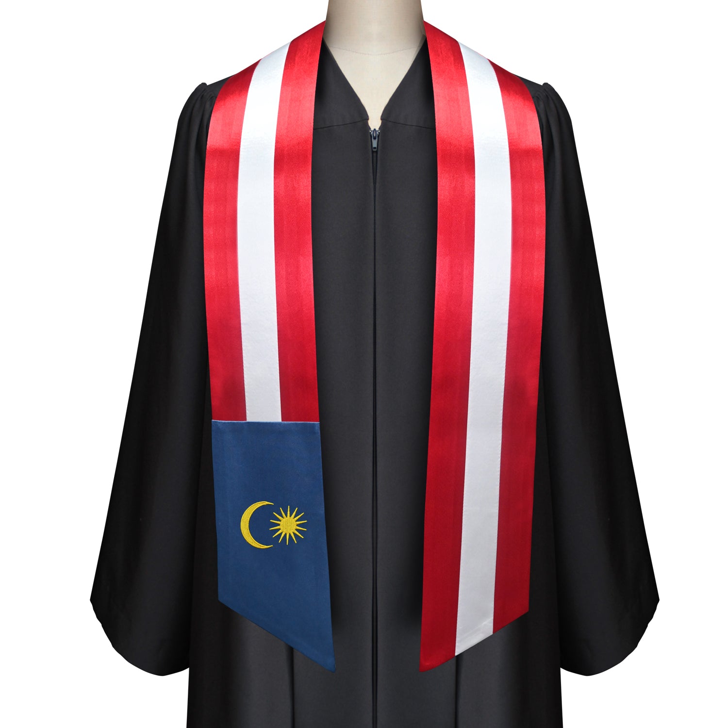 Malaysia International Graduation Stole/Sash Study Abroad Graduate by Wholesale Grad Supply