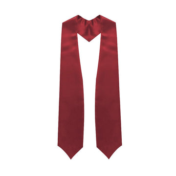 Maroon Graduation Stole by Wholesale Grad Supply
