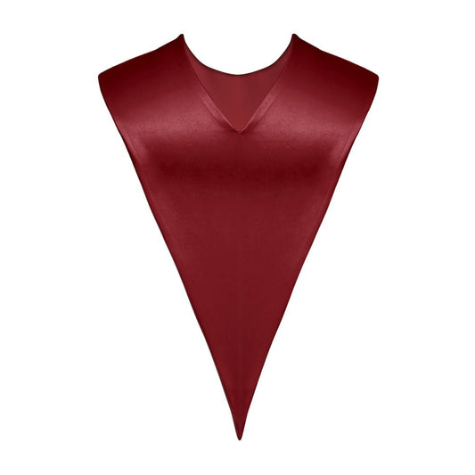 Maroon Graduation V-Stole by Wholesale Grad Supply