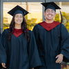 Maroon Graduation V-Stole by Wholesale Grad Supply