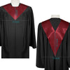 Maroon Graduation V-Stole by Wholesale Grad Supply