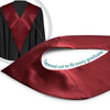 Maroon Graduation V-Stole by Wholesale Grad Supply
