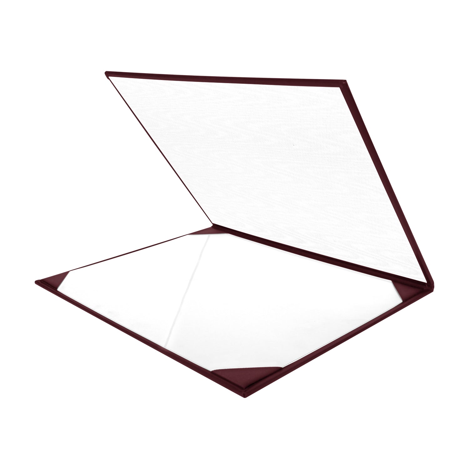 Maroon Imprinted Diploma Cover for 8.5" x 11" diploma by Wholesale Grad Supply