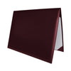Maroon Plain Diploma Cover for 8.5" x 11" diploma by Wholesale Grad Supply