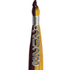Maroon/Bright Gold Graduation Tassel with Silver Stacked Date Drop by Wholesale Grad Supply