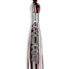 Maroon/Silver/White Mixed Color Graduation Tassel with Silver Stacked Date Drop by Wholesale Grad Supply