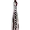 Maroon/Silver/White Mixed Color Graduation Tassel with Silver Stacked Date Drop by Wholesale Grad Supply