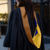 Masters Hood For Business, Accounting, Commerce, Industrial, Labor Relations - Drab/Gold/Royal Blue by Wholesale Grad Supply