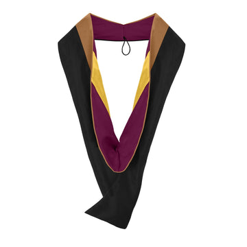 Masters Hood For Business, Accounting, Commerce, Industrial, Labor Relations - Drab/Maroon/Gold by Wholesale Grad Supply