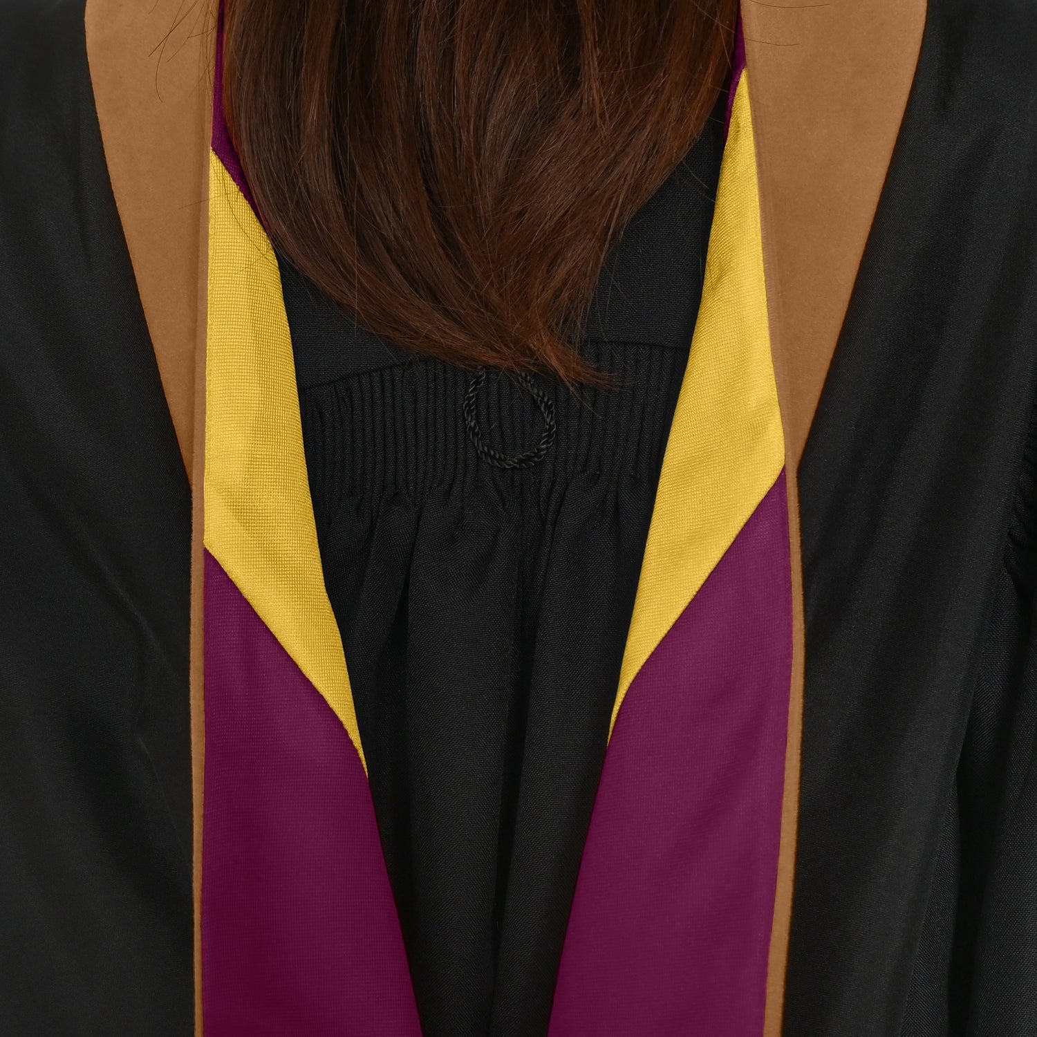 Masters Hood For Business, Accounting, Commerce, Industrial, Labor Relations - Drab/Maroon/Gold by Wholesale Grad Supply
