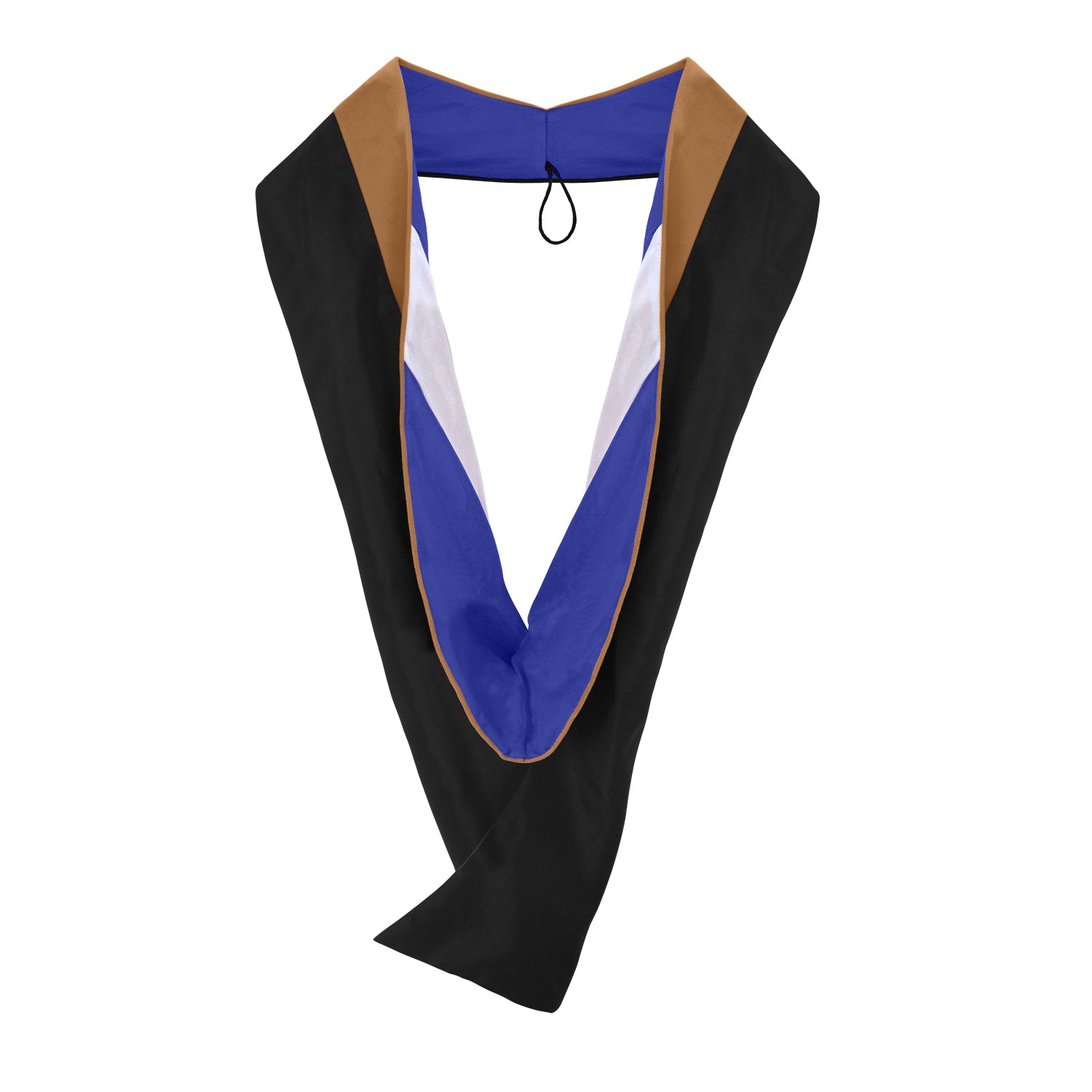 Masters Hood For Business, Accounting, Commerce, Industrial, Labor Relations - Drab/Navy Blue/White by Wholesale Grad Supply