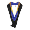 Masters Hood For Business, Accounting, Commerce, Industrial, Labor Relations - Drab/Royal Blue/Gold by Wholesale Grad Supply