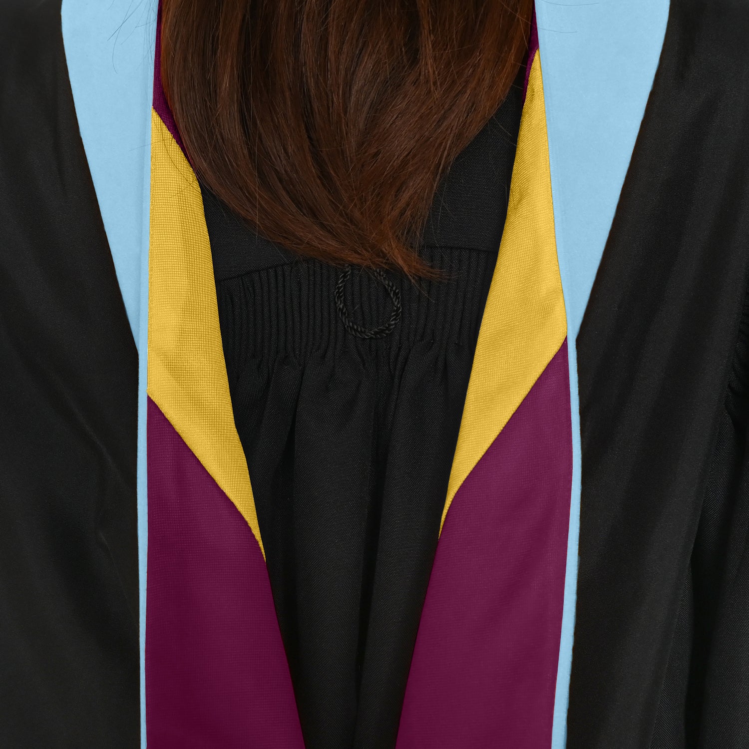 Masters Hood For Education, Counseling & Guidance, Arts in Education - Light Blue/Maroon/Gold by Wholesale Grad Supply