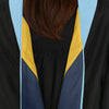 Masters Hood For Education, Counseling & Guidance, Arts in Education - Light Blue/Navy Blue/Gold by Wholesale Grad Supply