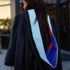 Masters Hood For Education, Counseling & Guidance, Arts in Education - Light Blue/Royal Blue/Cardinal by Wholesale Grad Supply