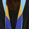 Masters Hood For Education, Counseling & Guidance, Arts in Education - Light Blue/Royal Blue/Gold by Wholesale Grad Supply