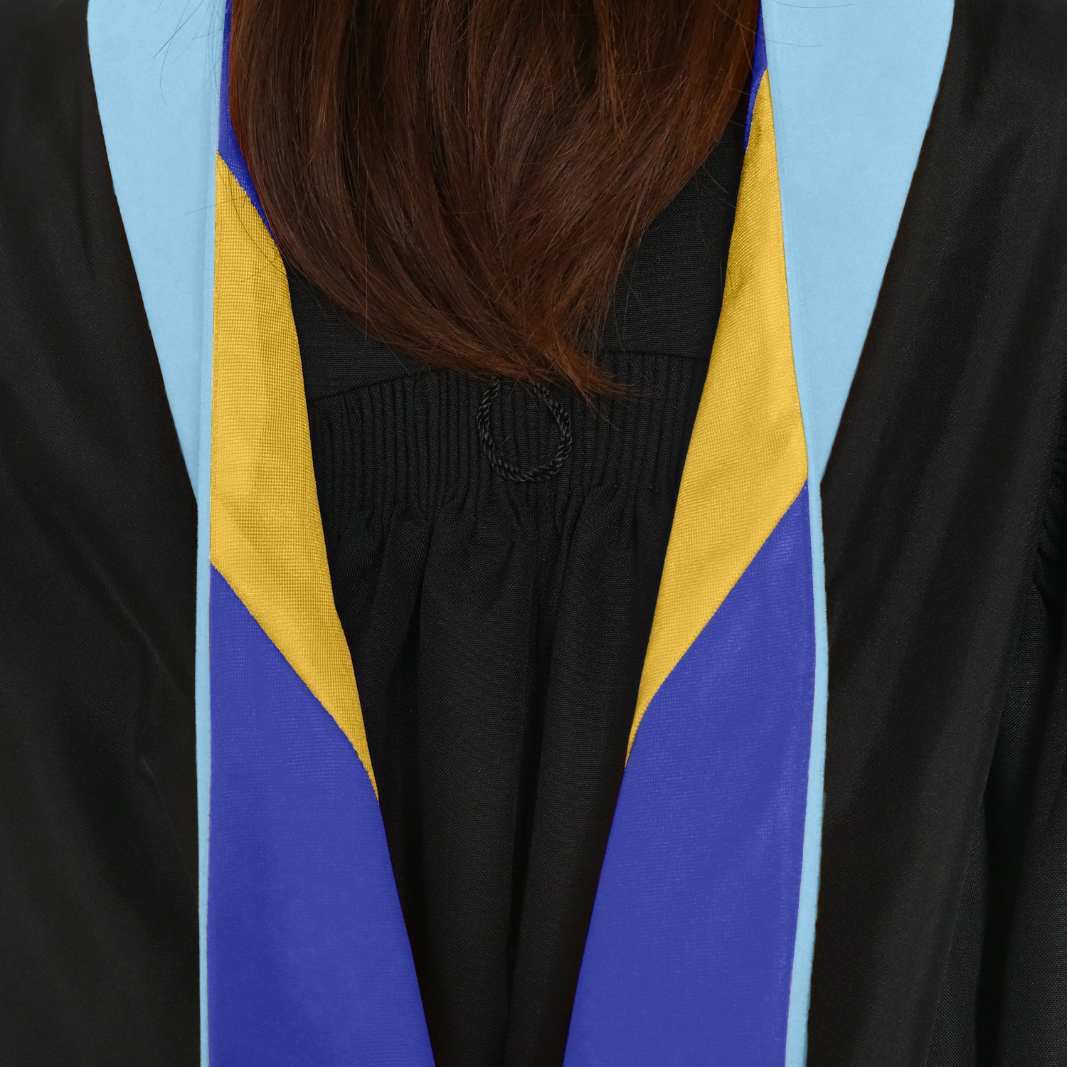 Masters Hood For Education, Counseling & Guidance, Arts in Education - Light Blue/Royal Blue/Gold by Wholesale Grad Supply