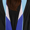 Masters Hood For Education, Counseling & Guidance, Arts in Education - Light Blue/Royal Blue/White by Wholesale Grad Supply