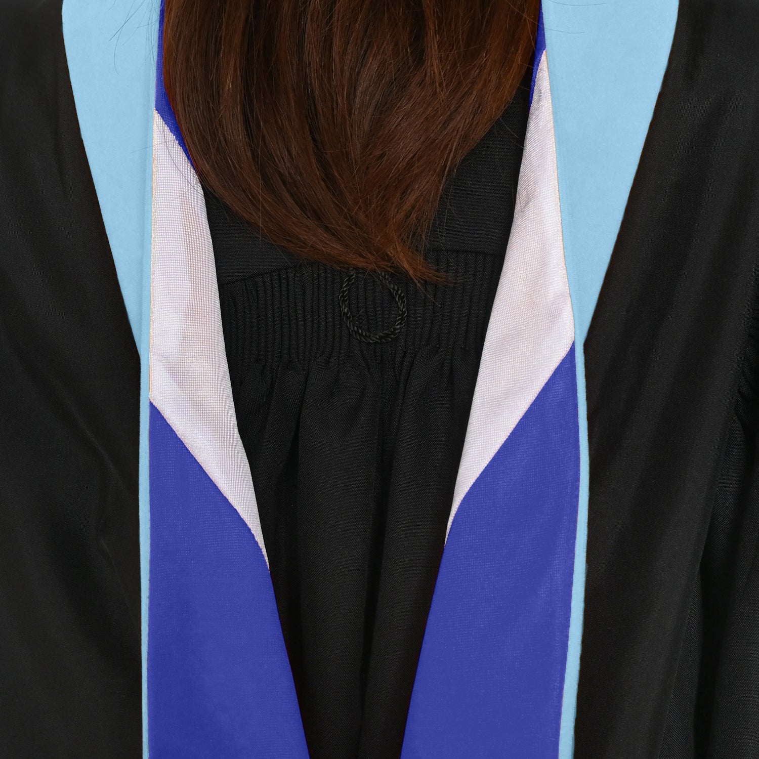 Masters Hood For Education, Counseling & Guidance, Arts in Education - Light Blue/Royal Blue/White by Wholesale Grad Supply