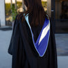 Masters Hood For Education, Counseling & Guidance, Arts in Education - Light Blue/Royal Blue/White by Wholesale Grad Supply
