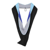 Masters Hood For Education, Counseling & Guidance, Arts in Education - Light Blue/Silver/Royal Blue by Wholesale Grad Supply