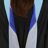 Masters Hood For Education, Counseling & Guidance, Arts in Education - Light Blue/Silver/Royal Blue by Wholesale Grad Supply