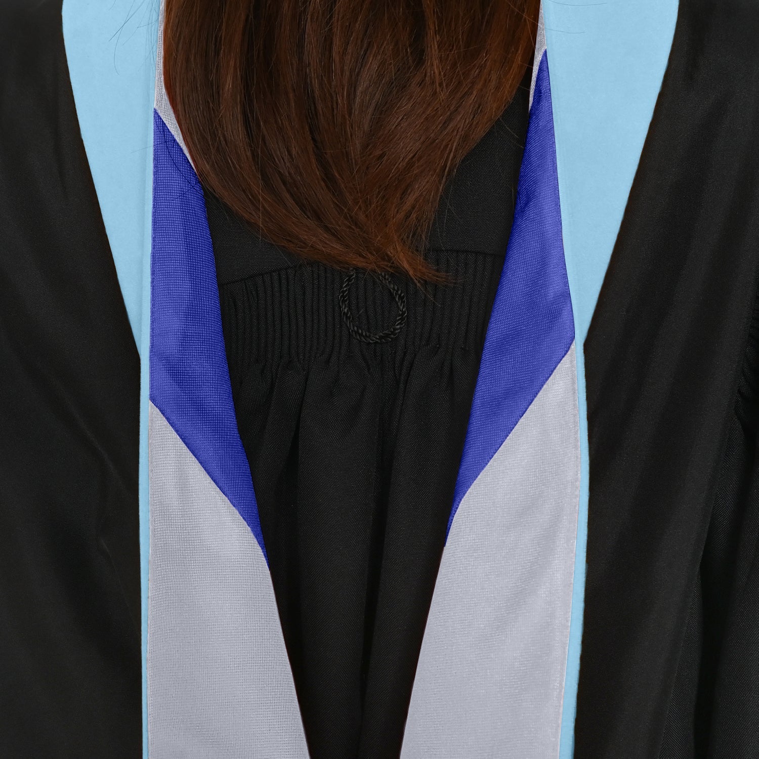 Masters Hood For Education, Counseling & Guidance, Arts in Education - Light Blue/Silver/Royal Blue by Wholesale Grad Supply