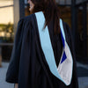 Masters Hood For Education, Counseling & Guidance, Arts in Education - Light Blue/Silver/Royal Blue by Wholesale Grad Supply
