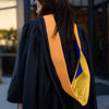 Masters Hood For Engineering, Civil Engineering - Orange/Gold/Royal Blue by Wholesale Grad Supply