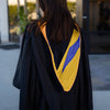 Masters Hood For Engineering, Civil Engineering - Orange/Gold/Royal Blue by Wholesale Grad Supply