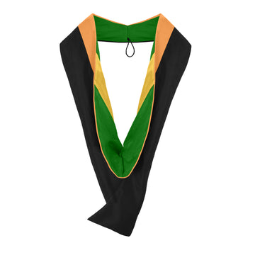 Masters Hood For Engineering, Civil Engineering - Orange/Green/Gold by Wholesale Grad Supply