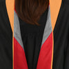 Masters Hood For Engineering, Civil Engineering - Orange/Red/Gray by Wholesale Grad Supply