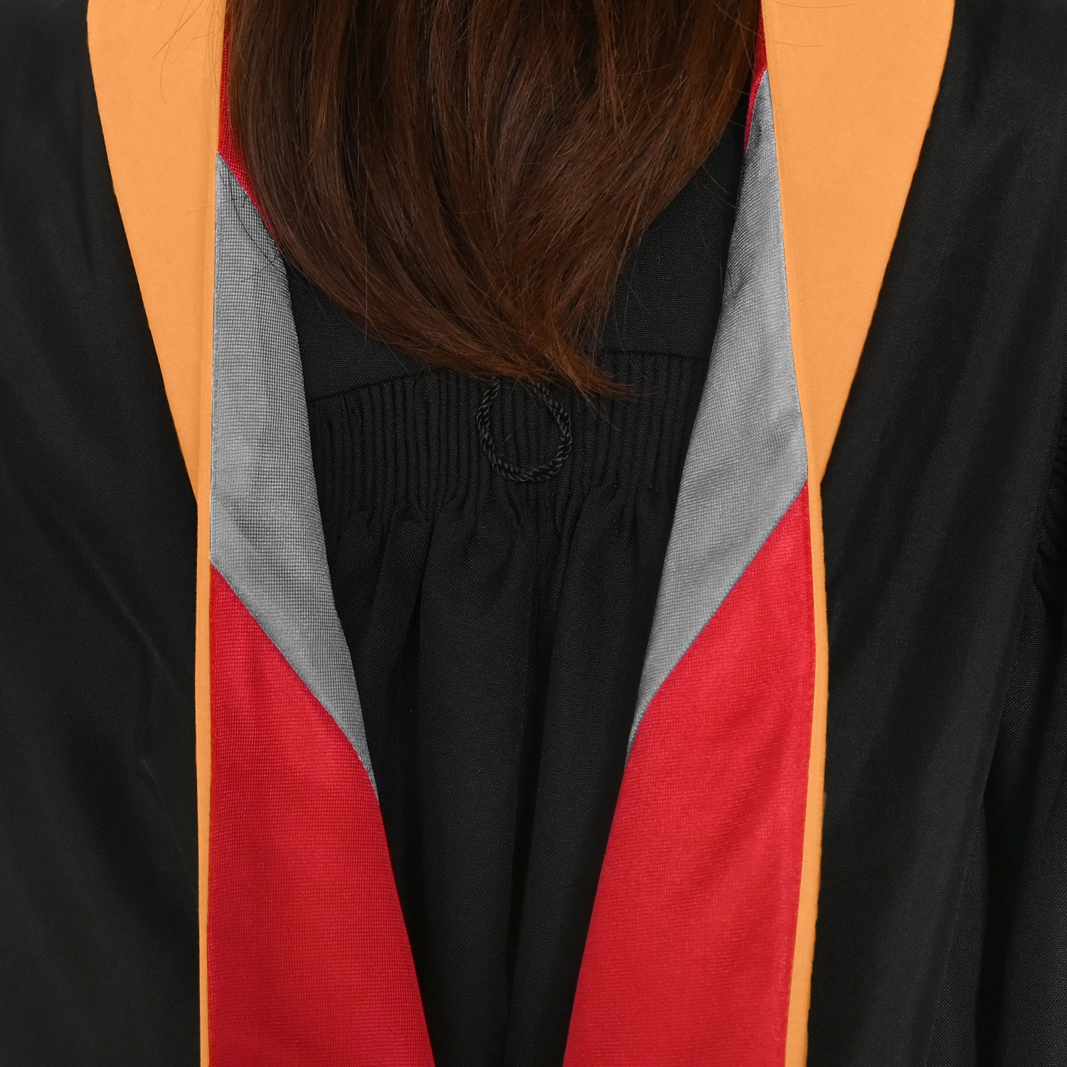 Masters Hood For Engineering, Civil Engineering - Orange/Red/Gray by Wholesale Grad Supply