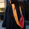 Masters Hood For Engineering, Civil Engineering - Orange/Red/Gray by Wholesale Grad Supply