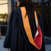 Masters Hood For Engineering, Civil Engineering - Orange/Red/White by Wholesale Grad Supply