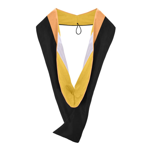 Masters Hood For Nursing - Apricot/Gold/White by Wholesale Grad Supply