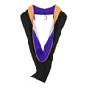 Masters Hood For Nursing - Apricot/Purple/White by Wholesale Grad Supply