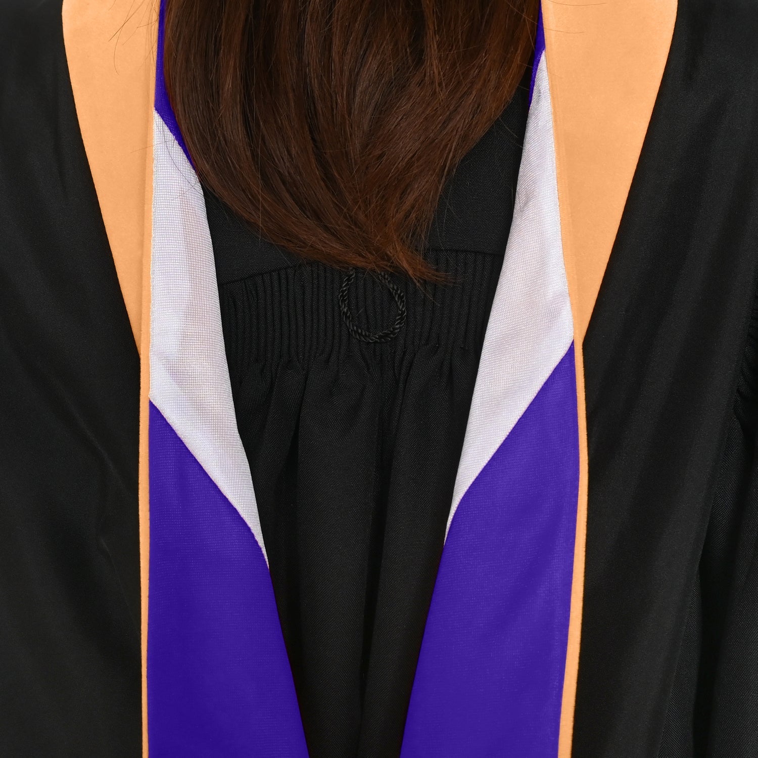 Masters Hood For Nursing - Apricot/Purple/White by Wholesale Grad Supply